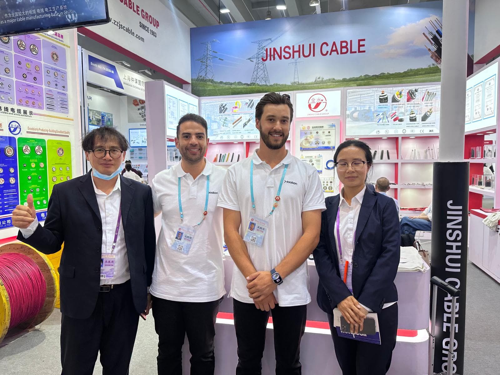 Reunião com a Jinshui Cable Group